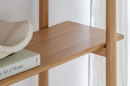 Gallery Direct Wycombe Oak Open Display Bookcase