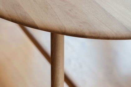 Gallery Direct Madrid Oval Dining Table in Oak