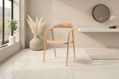 Gallery Direct Madrid Wooden Dining Chair in Oak (Pair)