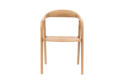 Gallery Direct Madrid Wooden Dining Chair in Oak (Pair)