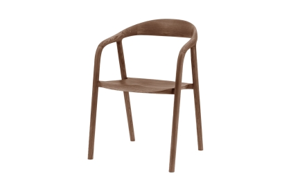 Gallery Direct Madrid Wooden Dining Chair in Walnut (Pair)