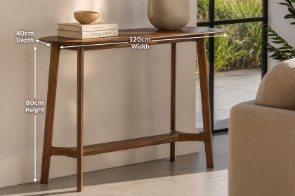 Gallery Direct Madrid Console Table in Walnut