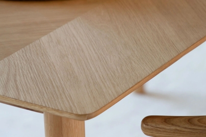 Gallery Direct Milano Oak Dining Table