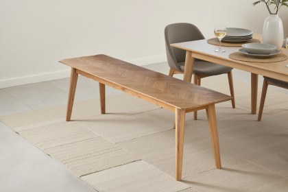 Gallery Direct Milano Oak Dining Bench