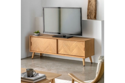 Gallery Direct Milano Oak Media TV Unit