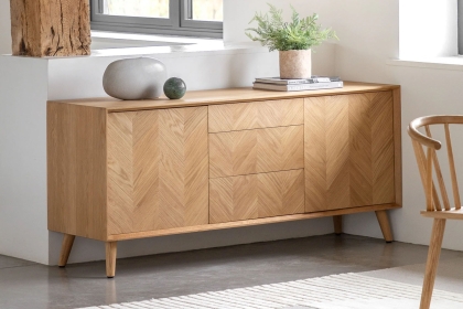 Gallery Direct Milano Oak Large Sideboard