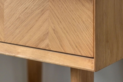 Gallery Direct Milano Oak 1 Drawer Side Table