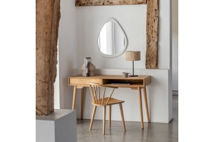 Gallery Direct Milano Oak 1 Drawer Desk