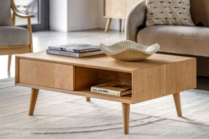 Gallery Direct Milano Oak Drawer Coffee Table