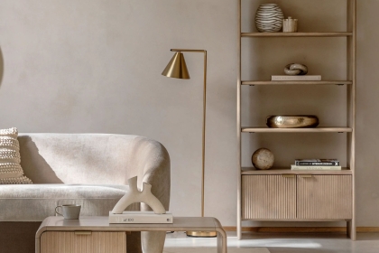 Gallery Direct Colonna Mango Wood Open Display Unit