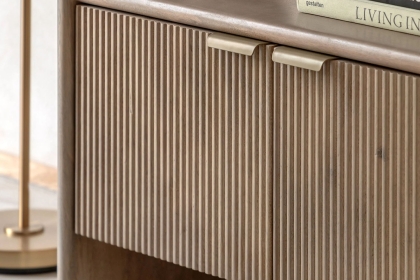 Gallery Direct Colonna Mango Wood Open Display Unit