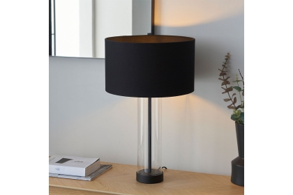 Gallery Direct Lessina Table Lamp Black