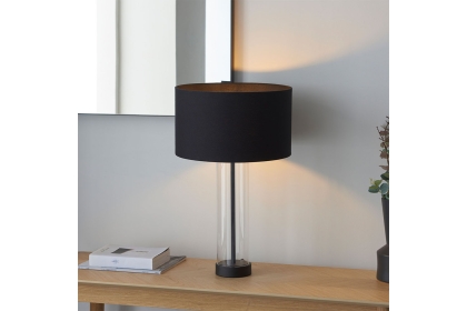 Gallery Direct Lessina Table Lamp Black