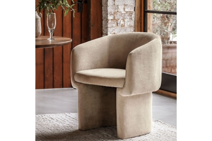 Gallery Direct Holm Dining Chair in Cream