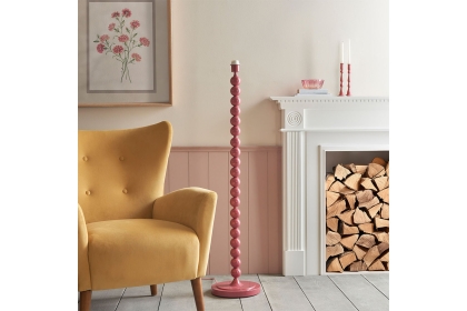 Gallery Direct Higgledy Floor Lamp Base Gloss Pink Clay Paint