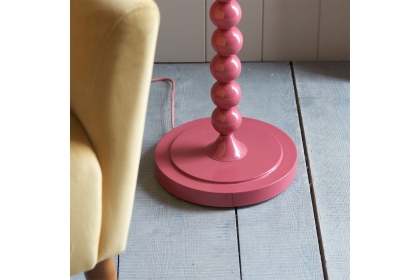 Gallery Direct Higgledy Floor Lamp Base Gloss Pink Clay Paint