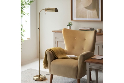 Gallery Direct Pharmacy 1 Floor Lamp Antique Brass