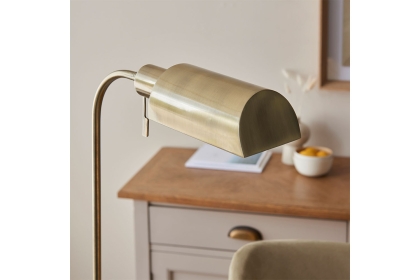 Gallery Direct Pharmacy 1 Floor Lamp Antique Brass
