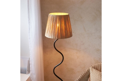 Gallery Direct Wriggle 1 Floor Lamp Matt Black
