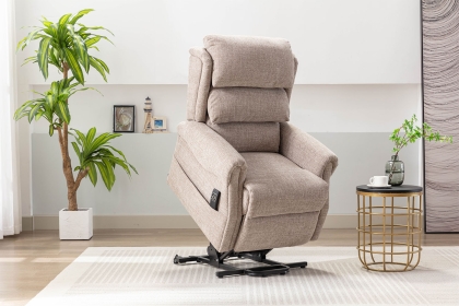 Luxembourg Fabric Riser Recliner Chair