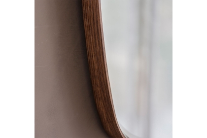 Gallery Direct Keaton Mirror Walnut 900x550mm