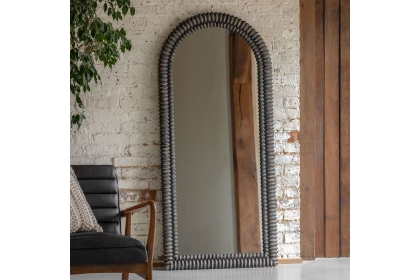 Gallery Direct Pimlico Arch Leaner Black Wash 770x1700mm Gallery Direct Pimlico Arch Leaner Black Wash 770x1700mm
