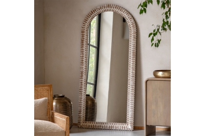 Gallery Direct Pimlico Arch Leaner White Wash 770x1700mm Gallery Direct Pimlico Arch Leaner White Wash 770x1700mm