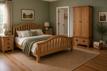 Salisbury Waxed Premium Oak Classic Bedframe