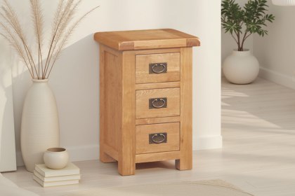 Salisbury Waxed Premium Oak Bedside Table
