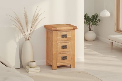Salisbury Waxed Premium Oak Bedside Table