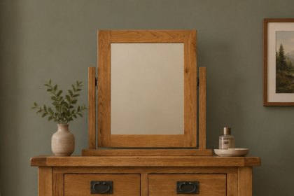 Salisbury Waxed Premium Oak Vanity Mirror