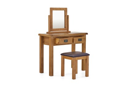 Salisbury Waxed Premium Oak Dressing Table Stool Salisbury Waxed Premium Oak Dressing Table Stool
