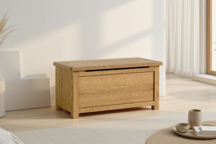Salisbury Waxed Premium Oak Storage Box