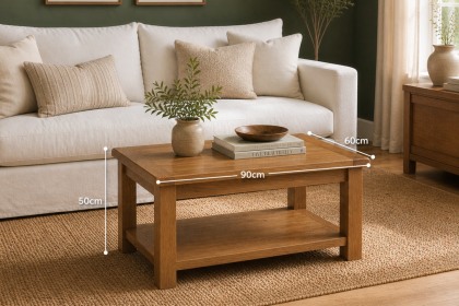 Salisbury Waxed Premium Oak Coffee Table