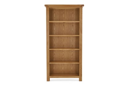 Salisbury Waxed Premium Oak Large Bookcase - Self Assembly