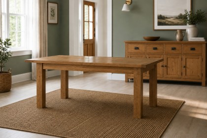 Salisbury Waxed Premium Oak Large Extending Dining Table Salisbury Waxed Premium Oak Large Extending Dining Table
