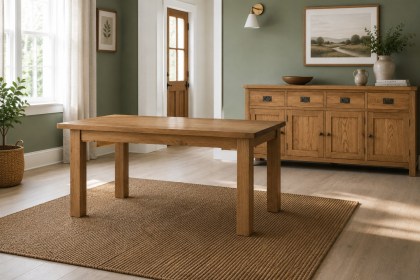 Salisbury Waxed Premium Oak Dining Table 1500Mm Salisbury Waxed Premium Oak Dining Table 1500Mm