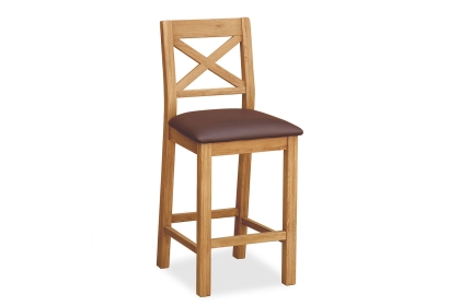 Salisbury Waxed Premium Oak Bar Stool