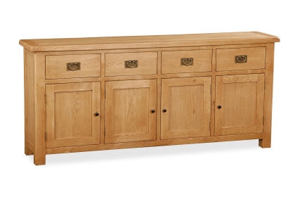 Salisbury Waxed Premium Oak Extra Large Sideboard