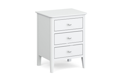 Hampstead Painted White Bedside Table