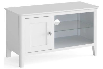 Hampstead Painted White Small Tv Unit