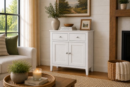 Hampstead Painted White Small Sideboard