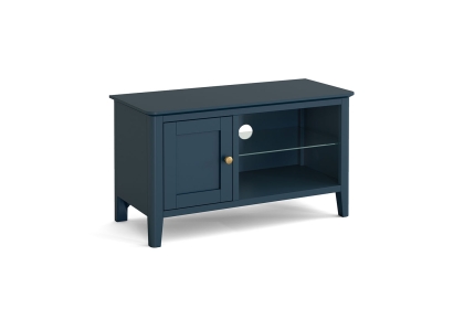 Harrogate Painted Blue Small Tv Unit