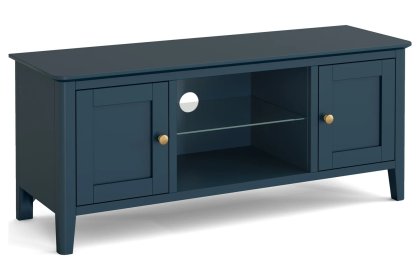 Harrogate Painted Blue Large Tv Unit