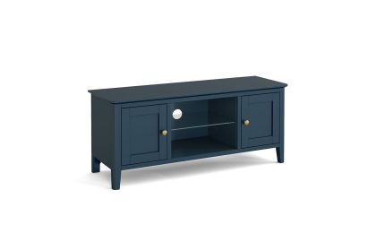 Harrogate Painted Blue Large Tv Unit