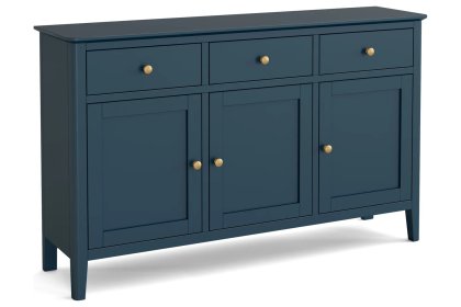 Harrogate Painted Blue 3 Door Sideboard