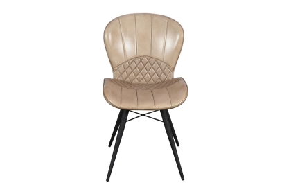 Amory PU Leather Dining Chair in Beige