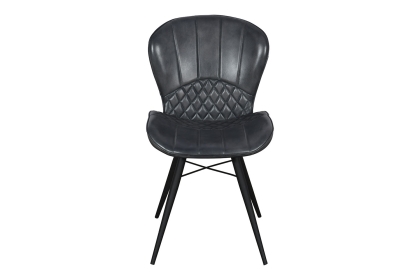 Amory PU Leather Dining Chair in Grey