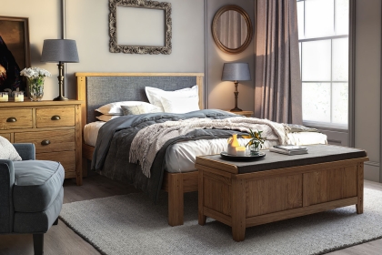 Burford Country Oak Bed Frame