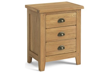 Burford Country Oak Bedside Table